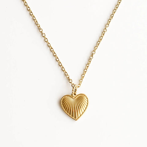 Collier Coeur Doré