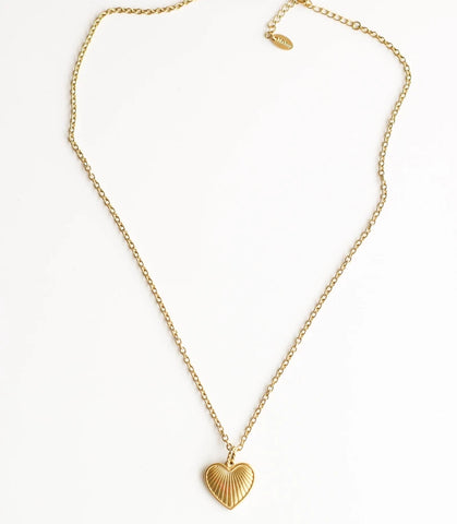 Collier Coeur Doré