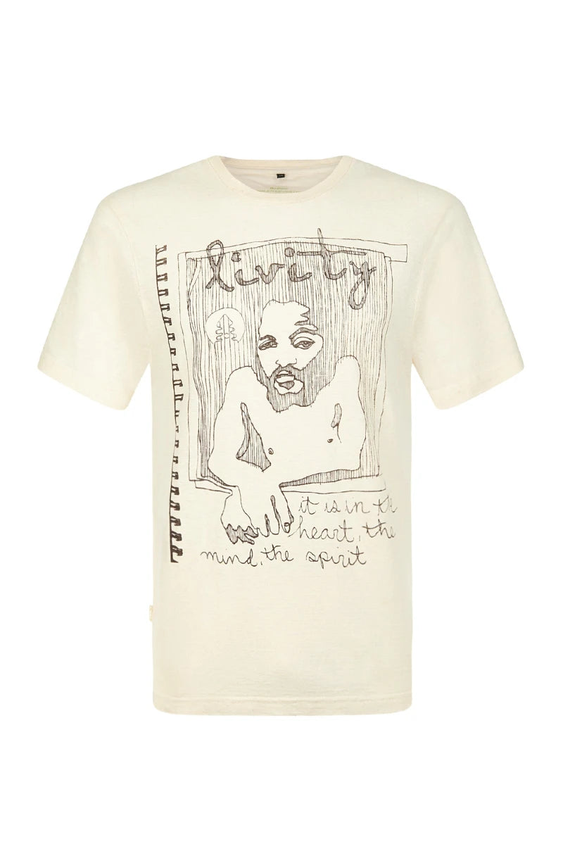 SPIRIT - Hemp Tee by LIVITY Cream