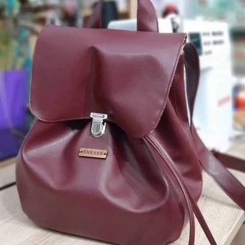 Sac à dos en alter-cuir de raisin