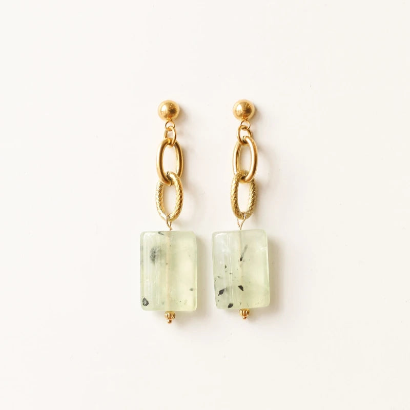 Boucles chaîne Préhnite