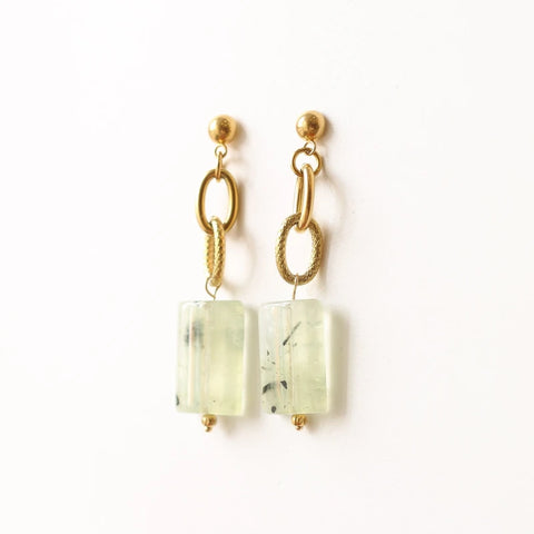Boucles chaîne Préhnite