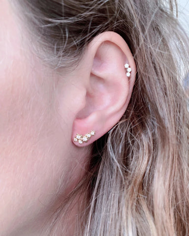 Boucles d'Oreilles Bouquet