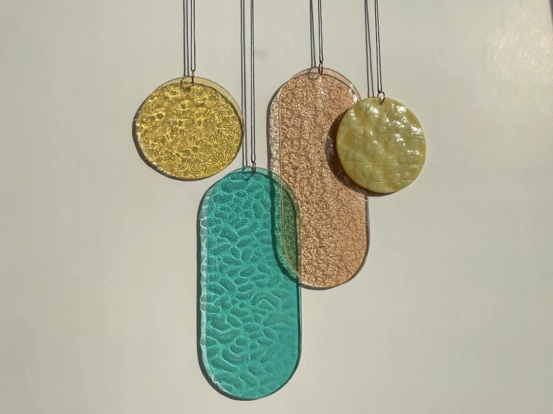 Pastell Wandbehang im Art Déco Stil