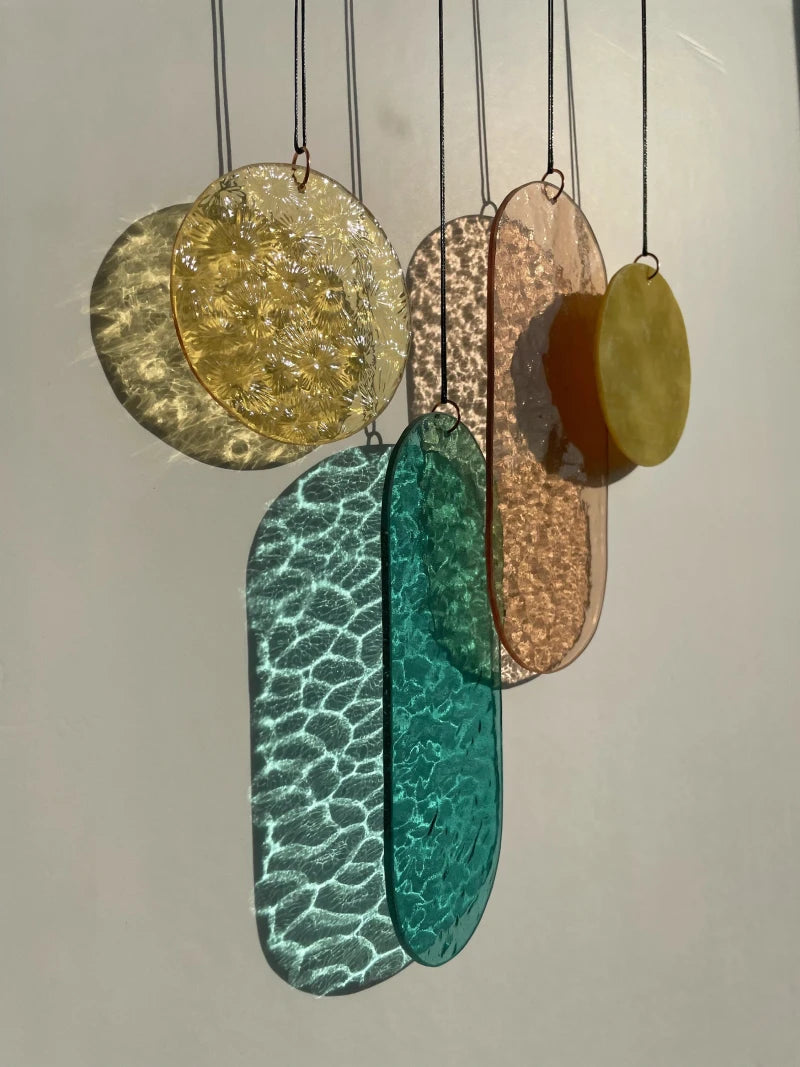 Pastell Wandbehang im Art Déco Stil