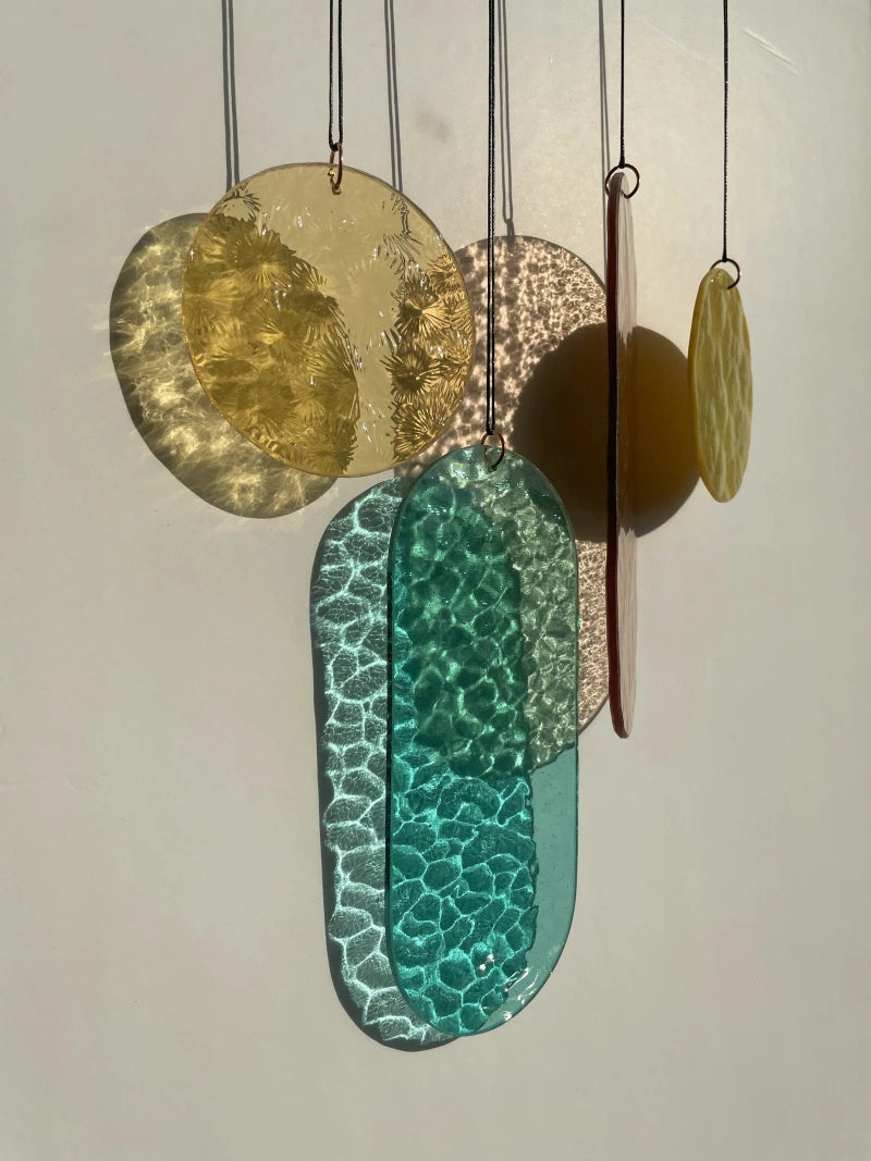 Pastell Wandbehang im Art Déco Stil
