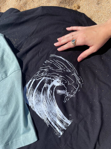 GET THE WAVE Oversize T-Shirt