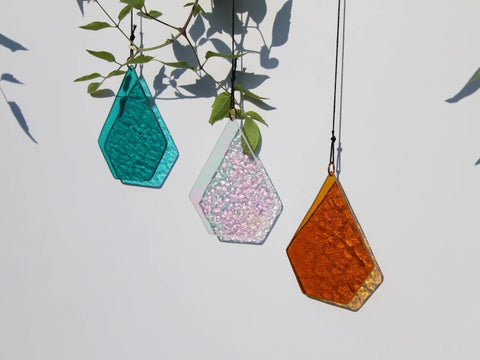 Glas-Sonnenfänger Geometrischer Tropfen