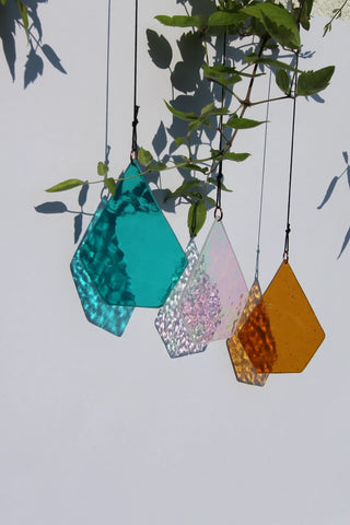 Glas-Sonnenfänger Geometrischer Tropfen