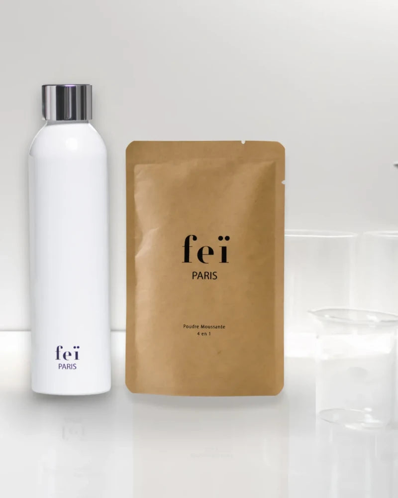 Kit Découverte – Recharge de Poudre Nettoyante 50g & Flacon à remplir