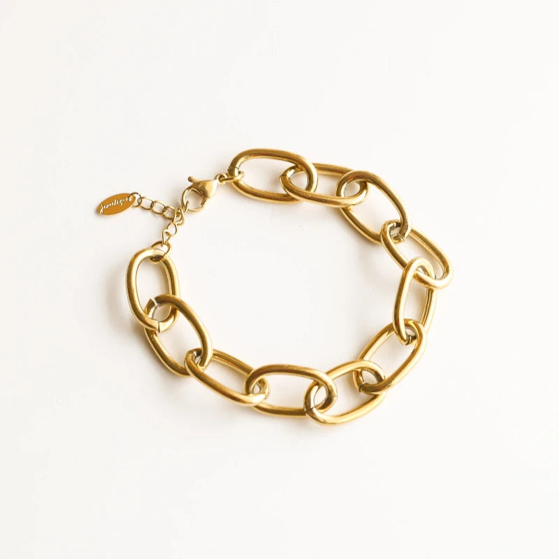Bracelet chaîne Maillon doré