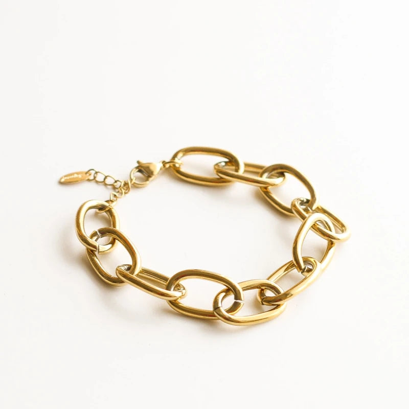 Bracelet chaîne Maillon doré