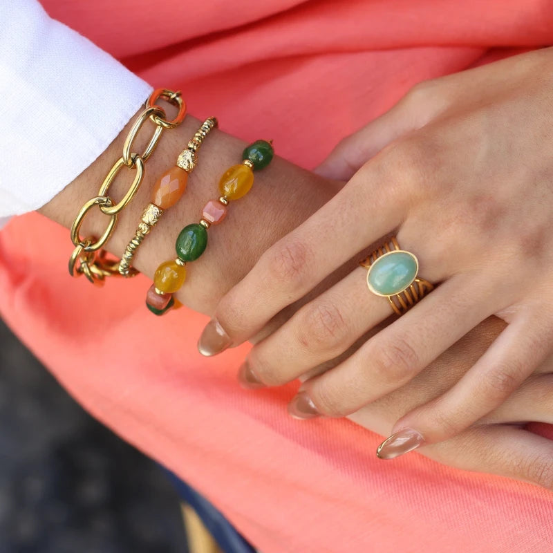 Bracelet chaîne Maillon doré
