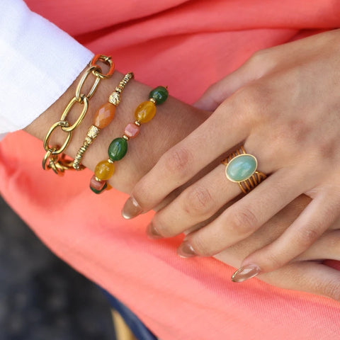 Bracelet chaîne Maillon doré