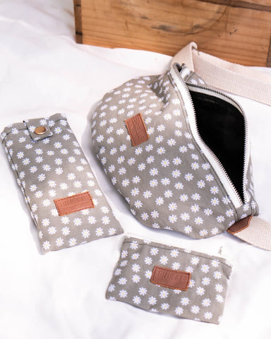 Pochette Binette Marguerite - vert
