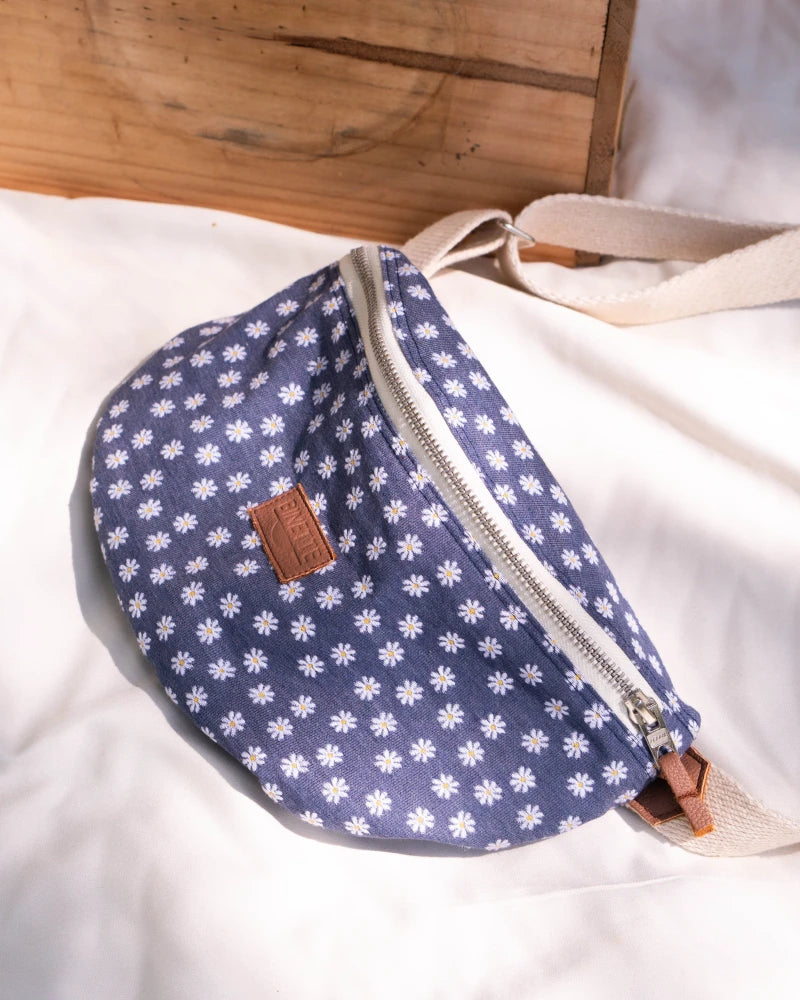 Sac banane Binette L Marguerite - Bleu marine