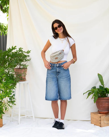Sac banane Binette L Marguerite - Vert