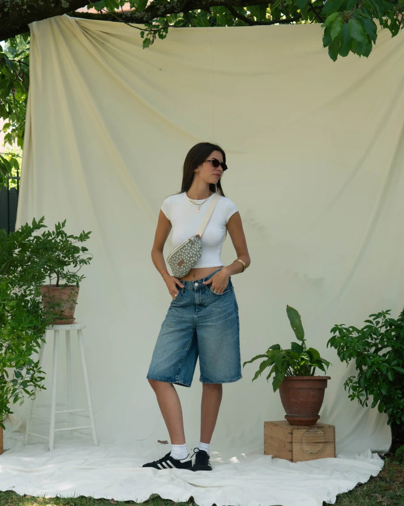 Sac banane Binette L Marguerite - Vert
