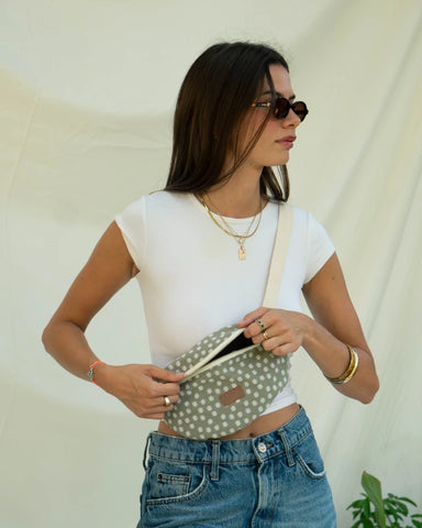 Sac banane Binette L Marguerite - Vert