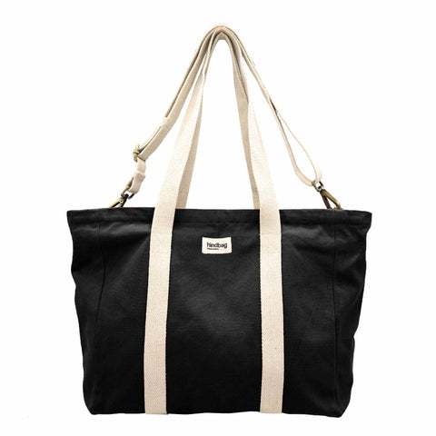 Sac cabas à langer multi-poche taille XL Noir - Joe