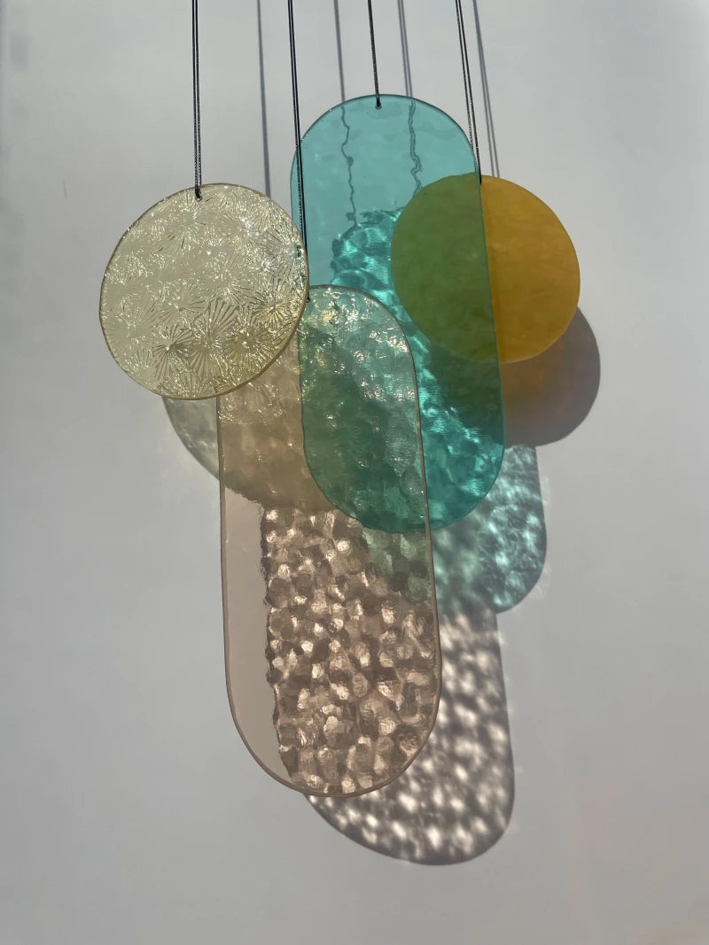 Pastell Wandbehang im Art Déco Stil