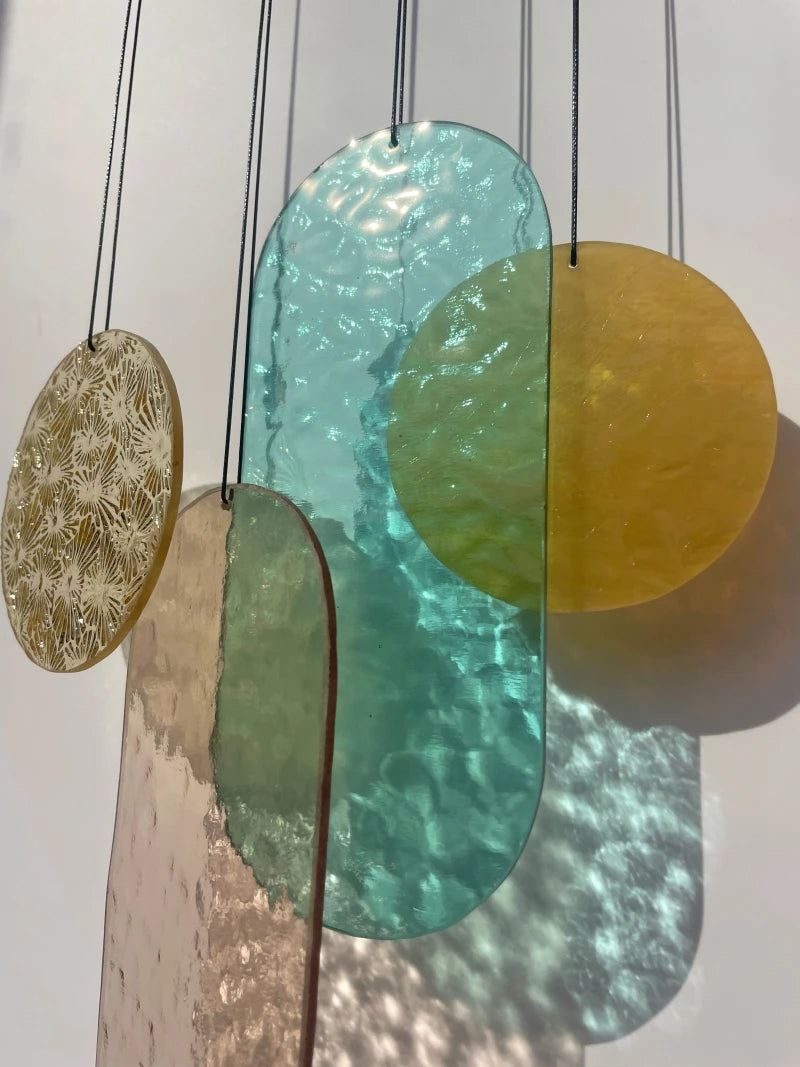 Pastell Wandbehang im Art Déco Stil