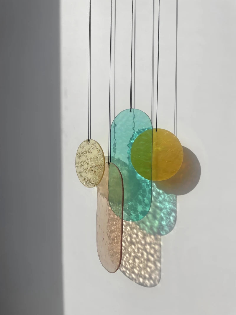 Pastell Wandbehang im Art Déco Stil