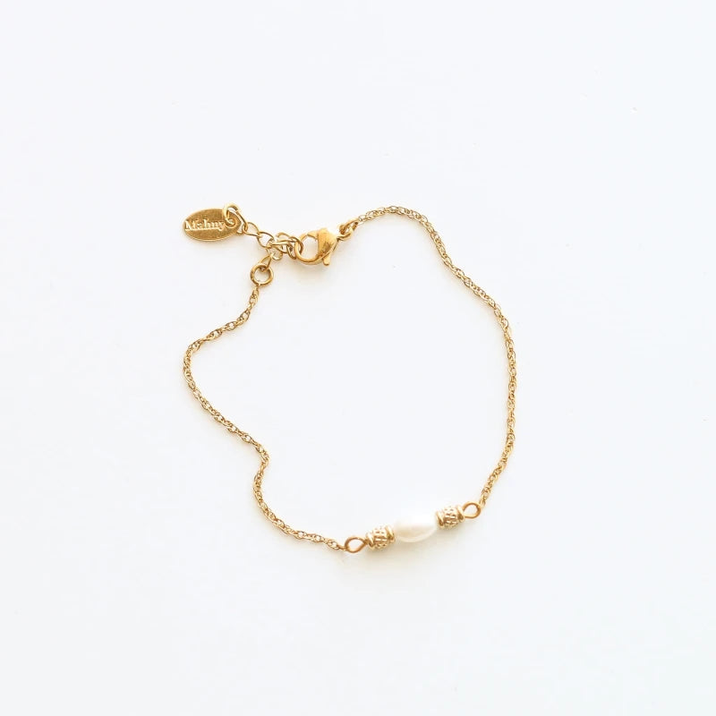 Bracelet fin Perle d'eau douce