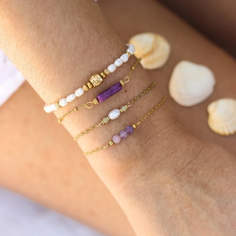 Bracelet fin Perle d'eau douce