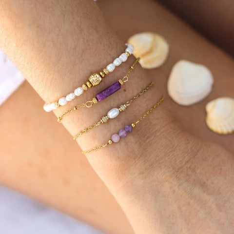 Bracelet fin Perle d'eau douce