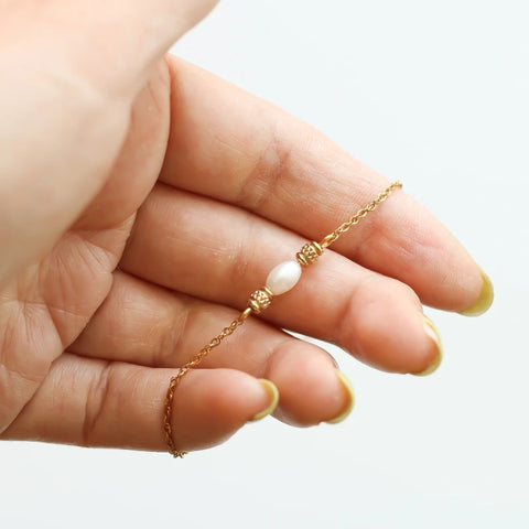 Bracelet fin Perle d'eau douce