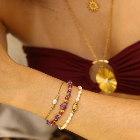 Bracelet fin Perle d'eau douce