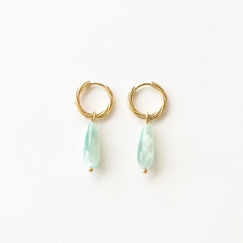 Boucles Anneaux Angélite
