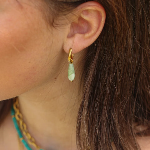 Boucles Anneaux Angélite