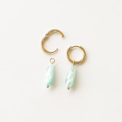 Boucles Anneaux Angélite