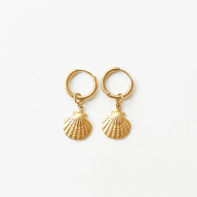 Boucles anneaux Coquillage