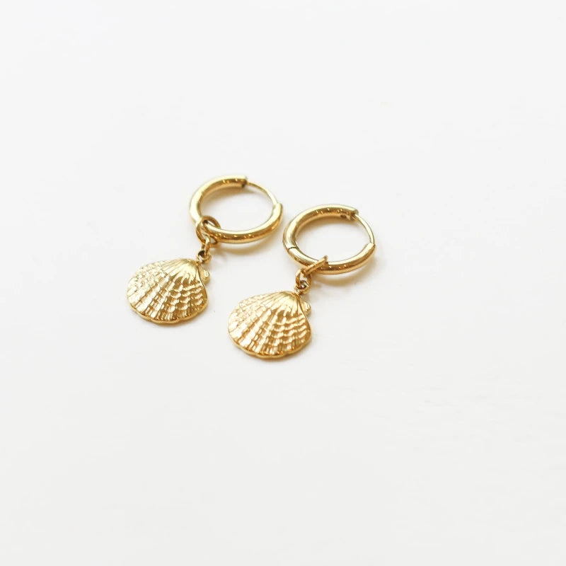 Boucles anneaux Coquillage