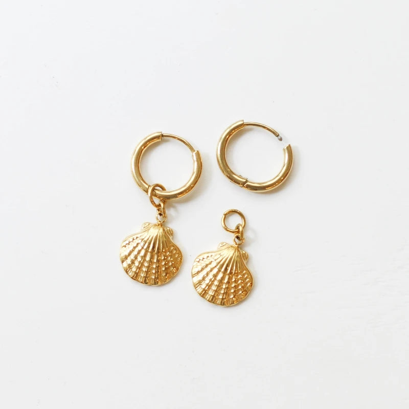 Boucles anneaux Coquillage