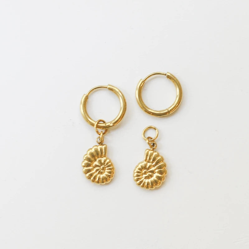 Boucles anneaux mini Ammonite