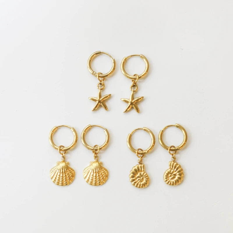 Boucles anneaux mini Ammonite