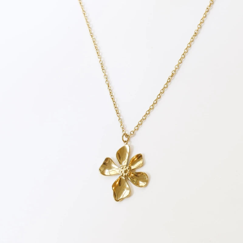 Collier long Fleur