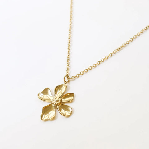 Collier long Fleur