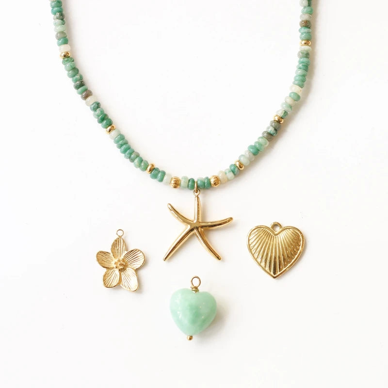 Collier perlé Aventurine