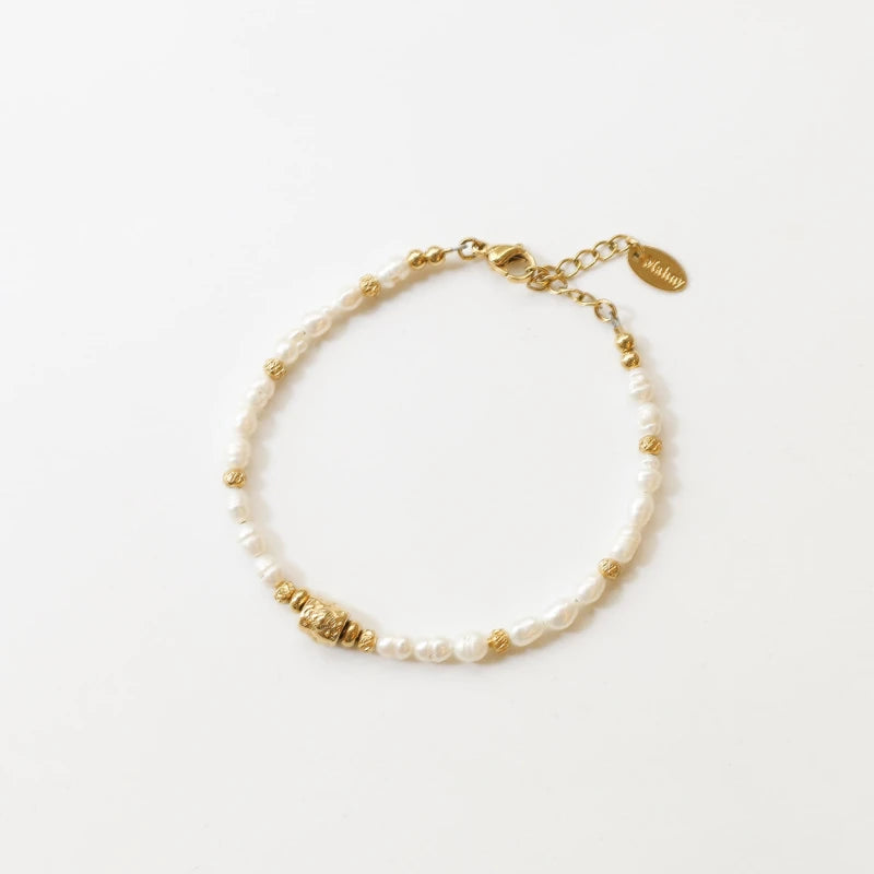 Bracelet perlé Perle d'eau douce