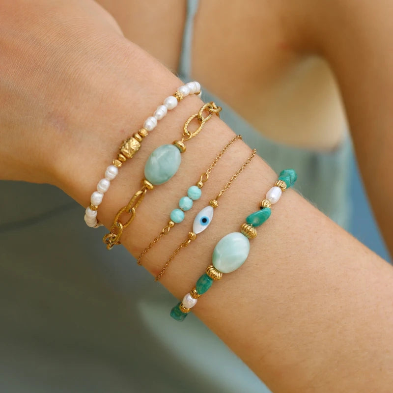 Bracelet perlé Perle d'eau douce