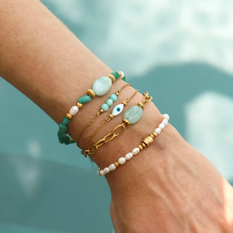 Bracelet perlé Perle d'eau douce
