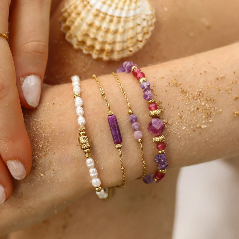 Bracelet perlé Perle d'eau douce