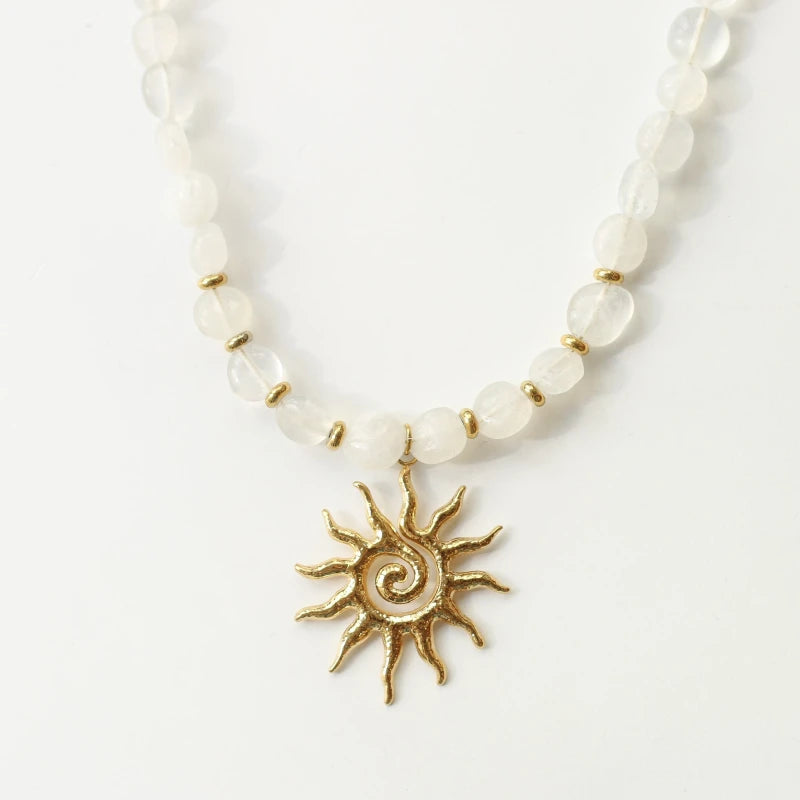 Collier Pierre de Lune Solar