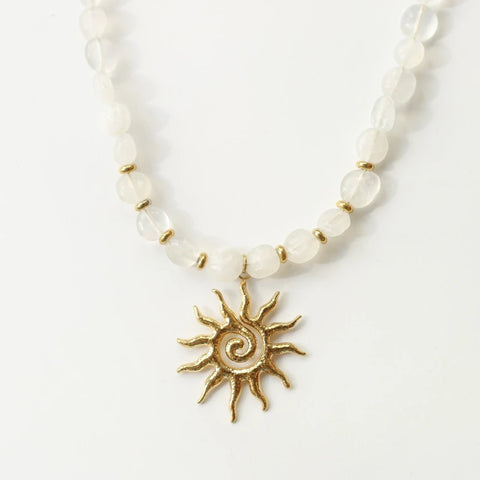 Collier Pierre de Lune Solar