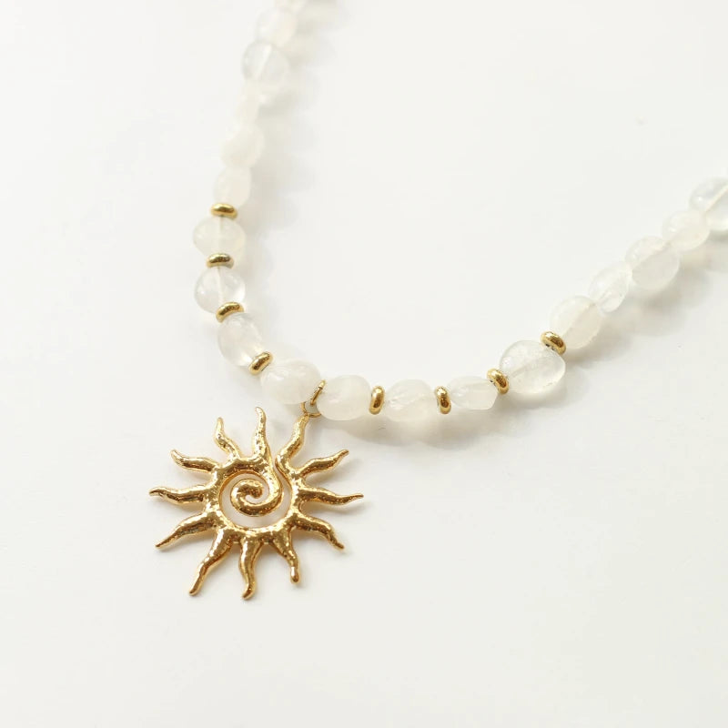 Collier Pierre de Lune Solar